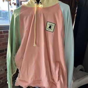Teddy Fresh Color Block Hoodie